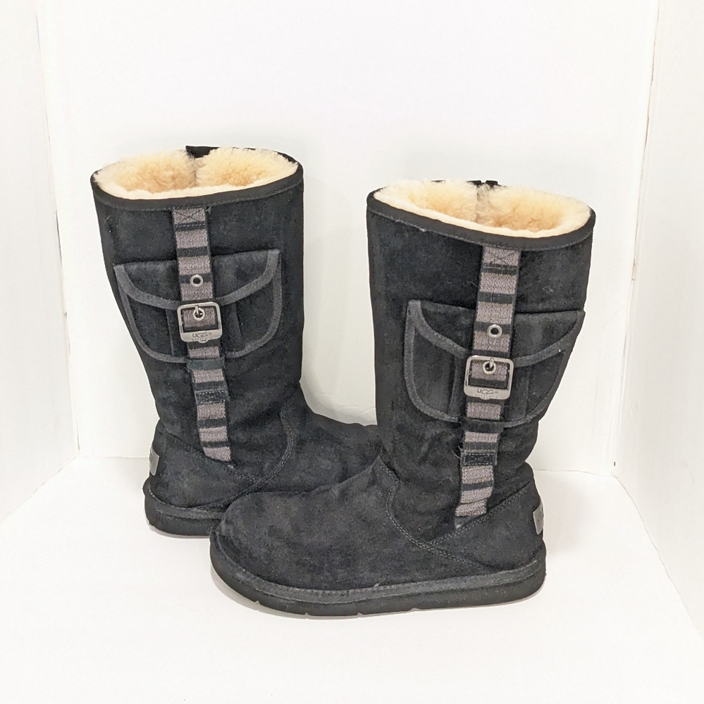 UGG Cargo Suede And Shearling Boots
